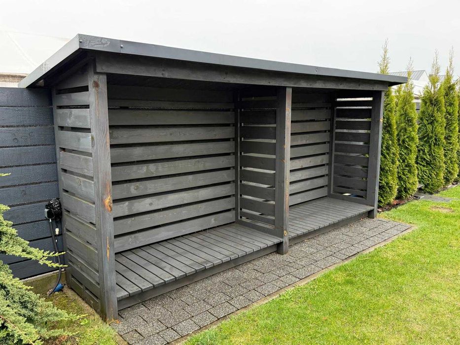 Drewutnia ogrodowa 390x80 cm Grafit Odbiór osobisty Tajęcina/Rzeszów