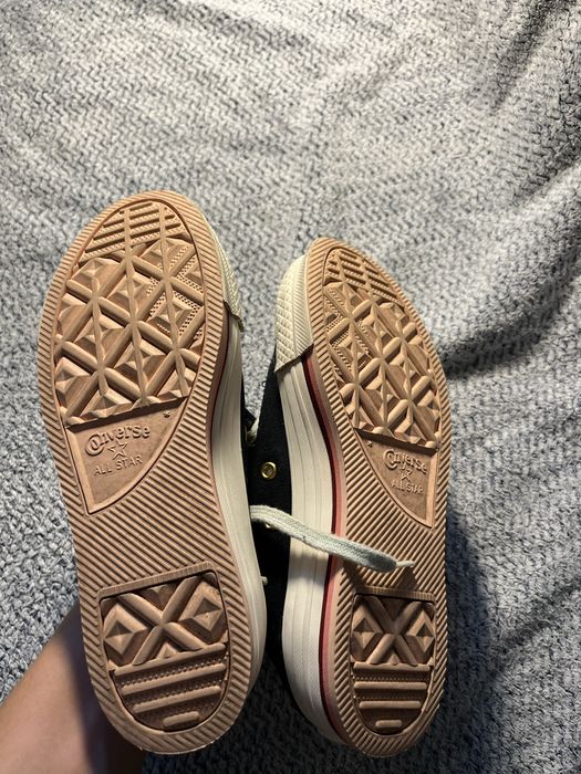Trampki converse za kostke walentynkowe serduszka