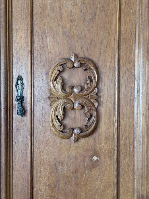 Armário madeira maciça como novo - 2 módulos