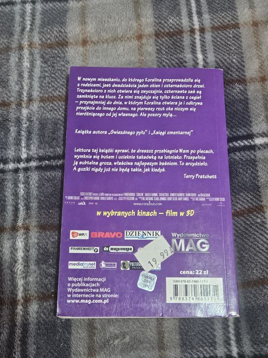 Koralina książka neil gaiman książki