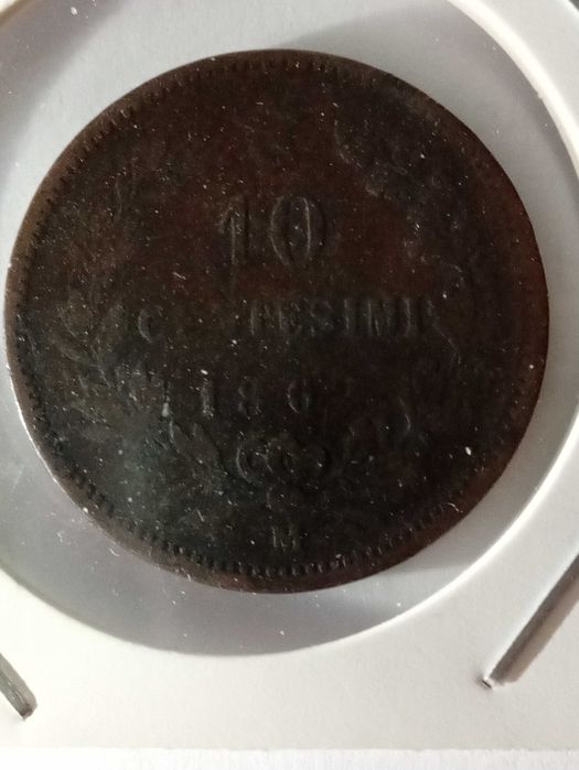 Moneta 10 Centesimi 1862