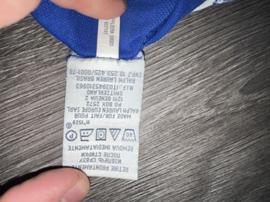 Оригінальне поло Ralph lauren синє(M)