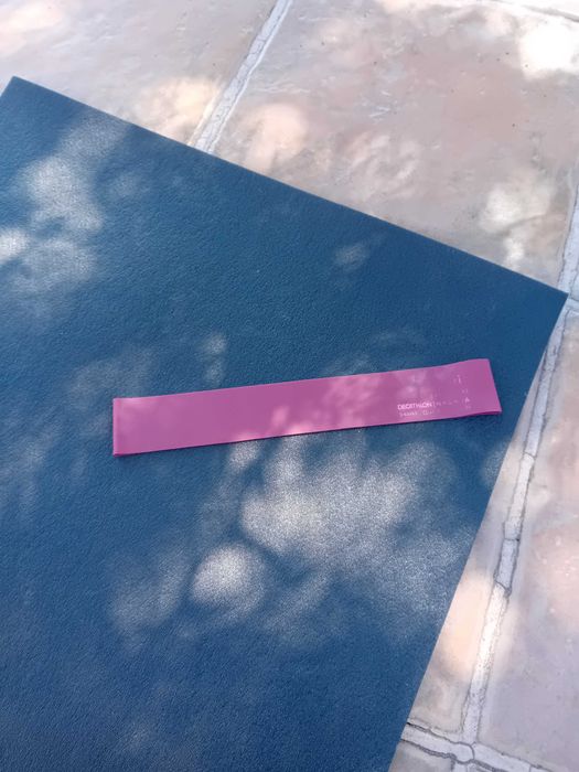 Pack Iniciante Fitness – Banda elástica, Colchão, Ab Wheel e Corda