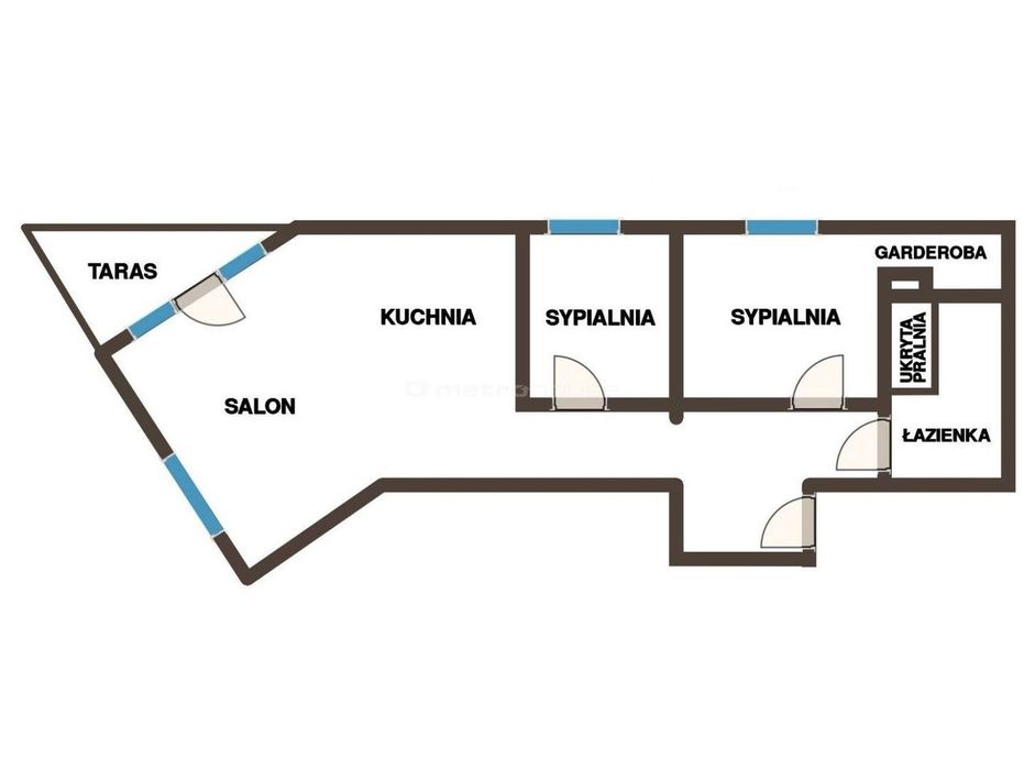 Nowoczesne 66 m², Taras, Wawelska, PREMIUM