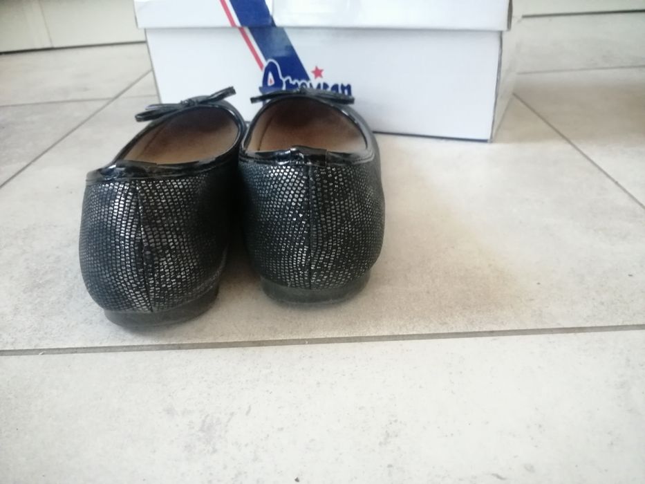 Baleriny czarne rozmiar 36