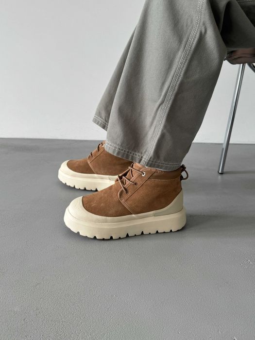 Уггі UGG Neumel Hybrid Chestnut Whitecap premium натуральні замш і овчина
