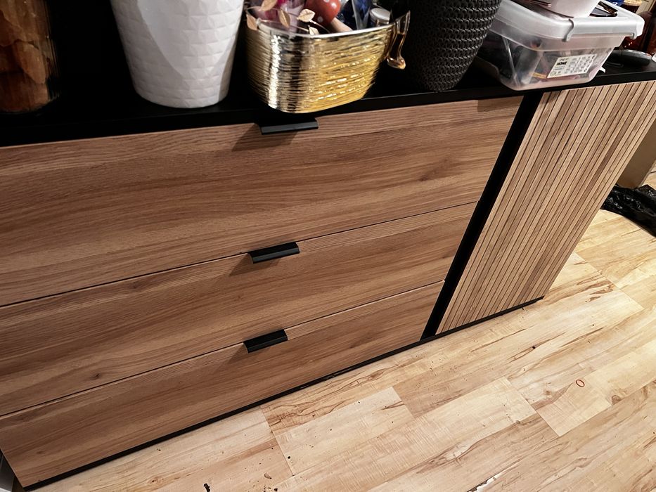 Komoda Luen BRW okazja black red white