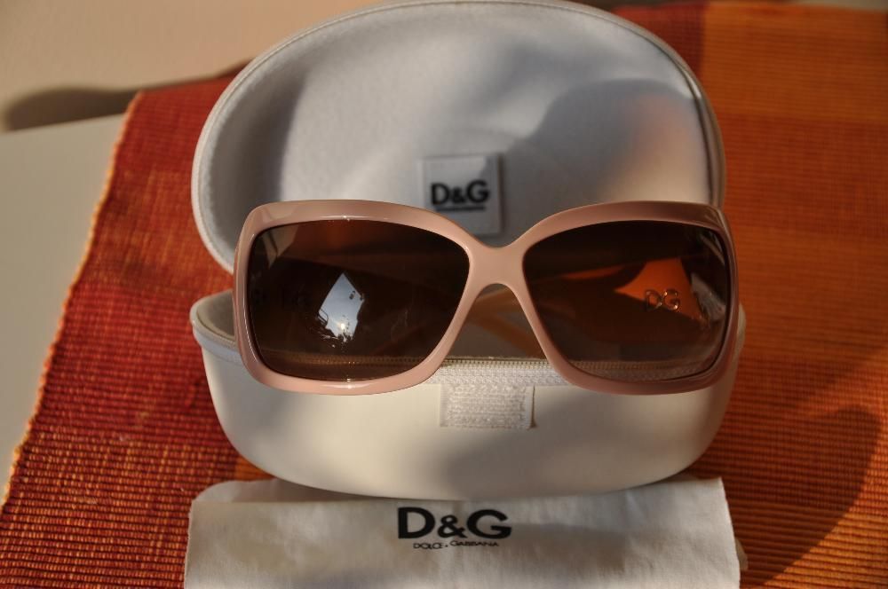 Oryginalne okulary przeciwsłoneczne damskie D&G kryształki swarovski