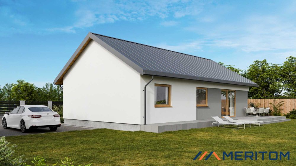 Dom PARTERO 110 mieszkalny całoroczny energooszczędny skandynawski