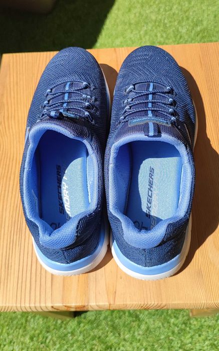 Skechers Memory Foam, Slip Ins, Azul nº 36