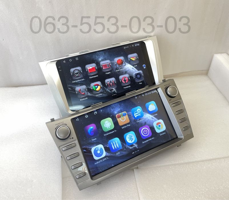 Магнитола Toyota Camry 40 Мощная QLED 2k 4/64Gb LTE CarPlay