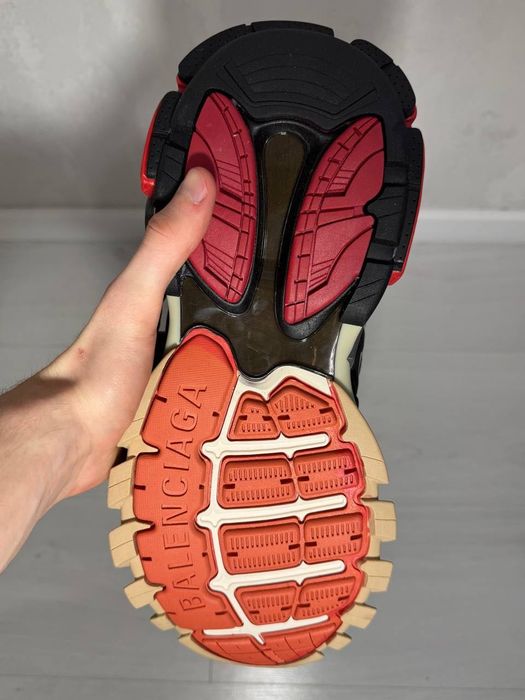 Balenciaga Track Black/Red/Cream