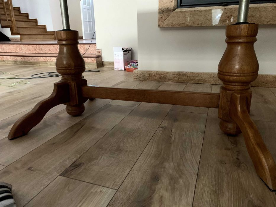 Ławostół rozkładany Owalny