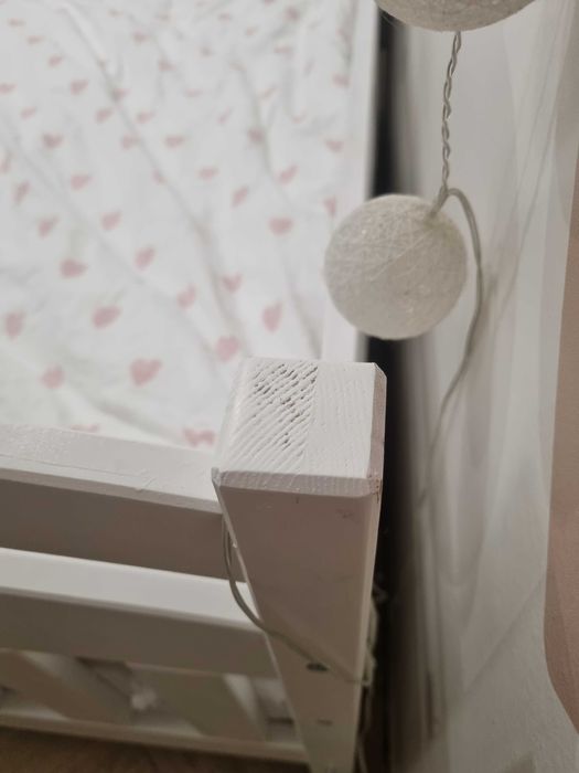 Łóżko dziecięce z barierką + szuflady | dostawa | materac 160×80