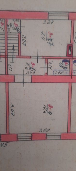 Продам дом, 3-х комнатную квартиру- ,,чешка,, (2-х этажный дом) есть с