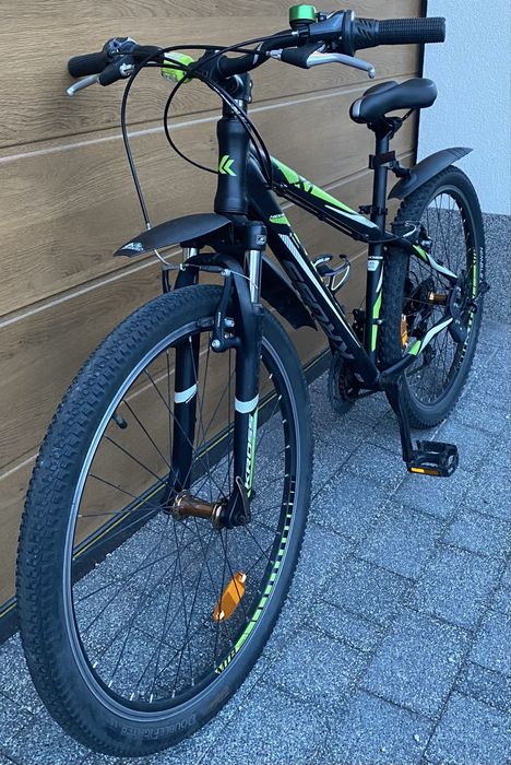 Rower Kross Hexagon X1, rama XS, czarno-zielony