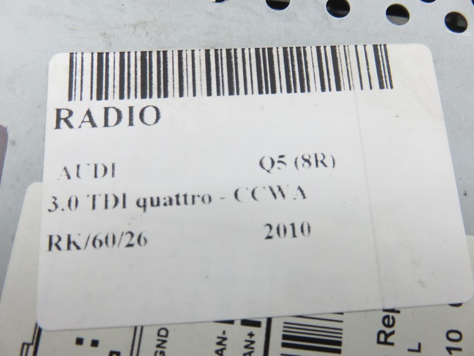 Radio Audi Q5 (8r)