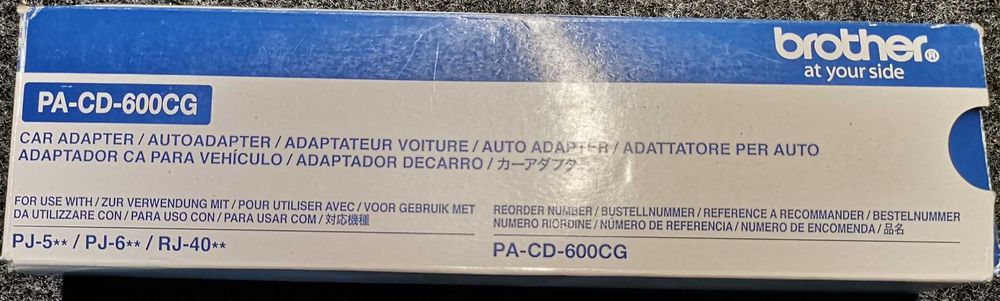 Adaptador de isqueiro 12V Impressora Brother