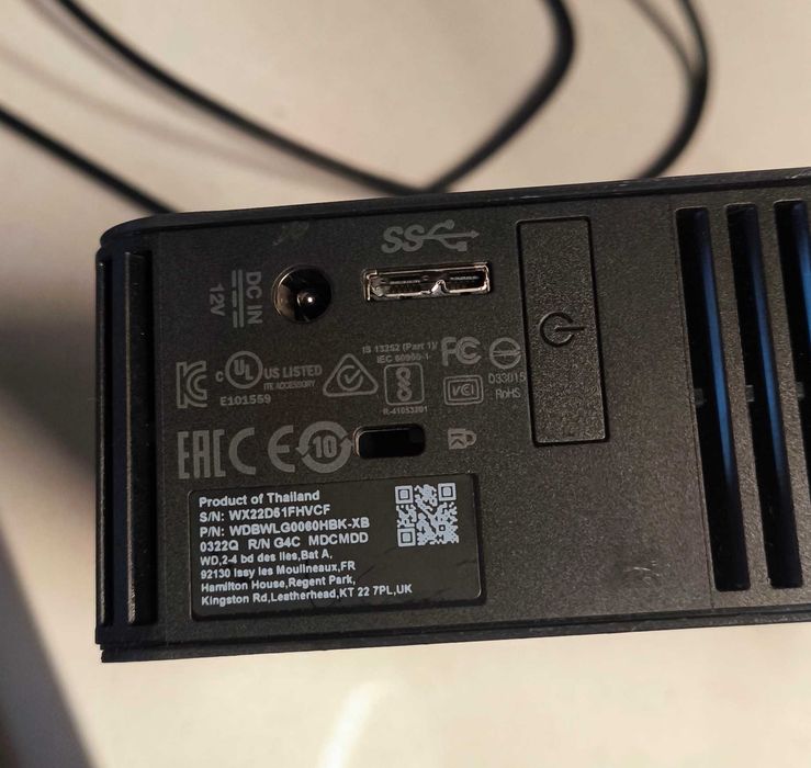 Disco Externo Western Digital Elements 6TB