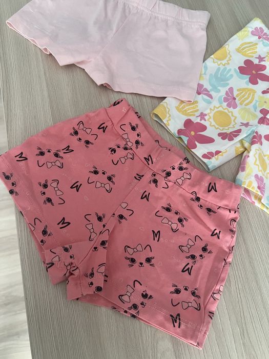 Шорти та велосипедеи Primark для дівчинки,розмір 92(18-24м)