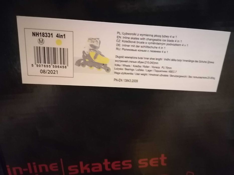 Łyżwy rolki wrotki