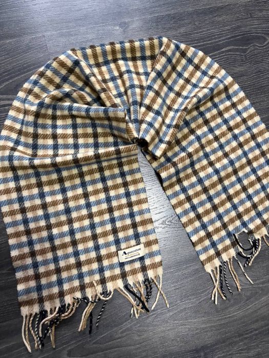 шерстяной шарф Aquascutum оригинал