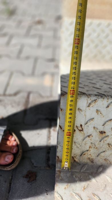 Schody metalowe długość  490 cm