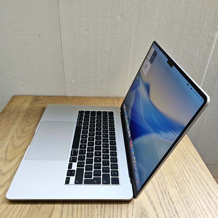Apple MacBook Air M3, 15,3", 8/256GB, Retina, bateria 98%, tylko Warszawa