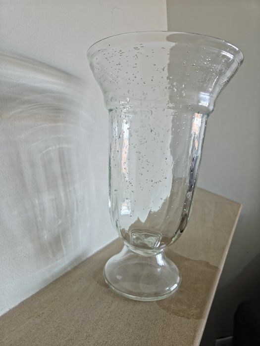 Vasos de pedestal de vidro