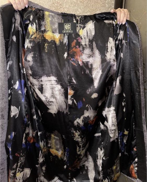 Шуба астраган з песцем