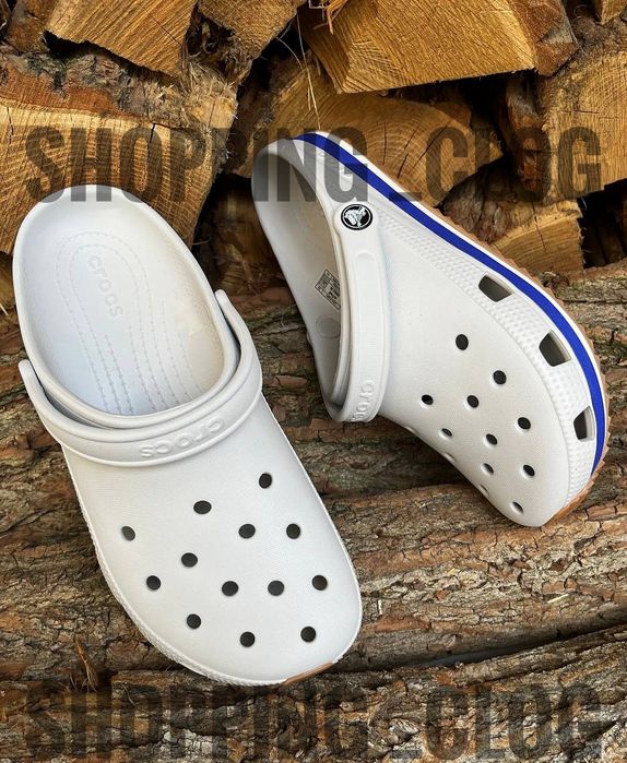 Чоловічі крокси сабо classic retro runner black/white/atmosphere crocs