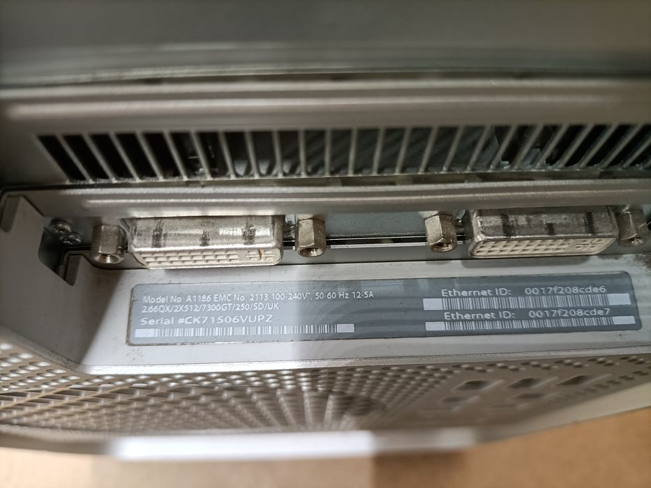 Apple Mac Pro A1186 EMC 2113,  ram 64GB
