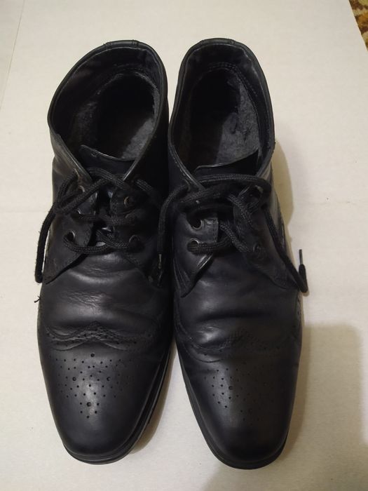 Полуботинки кожаные мужские Goretti Linea утеплённые 40 размер 100грн