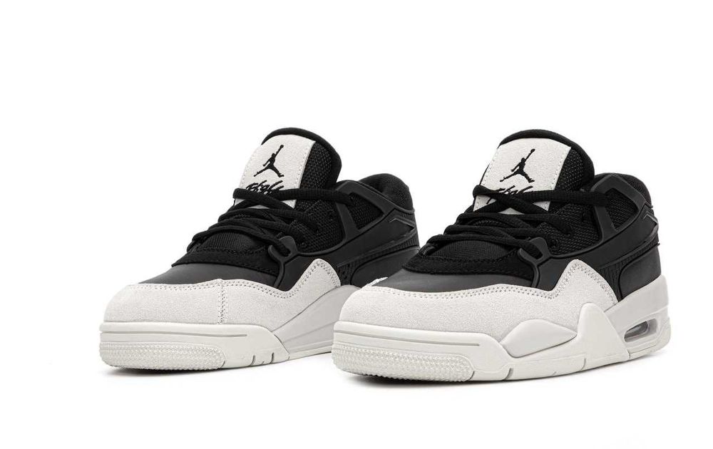 Мужские кроссовки Nike Air Jordan 4 RM Black/White. 40-45