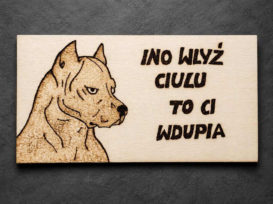 Ręcznie wypalana deseczka