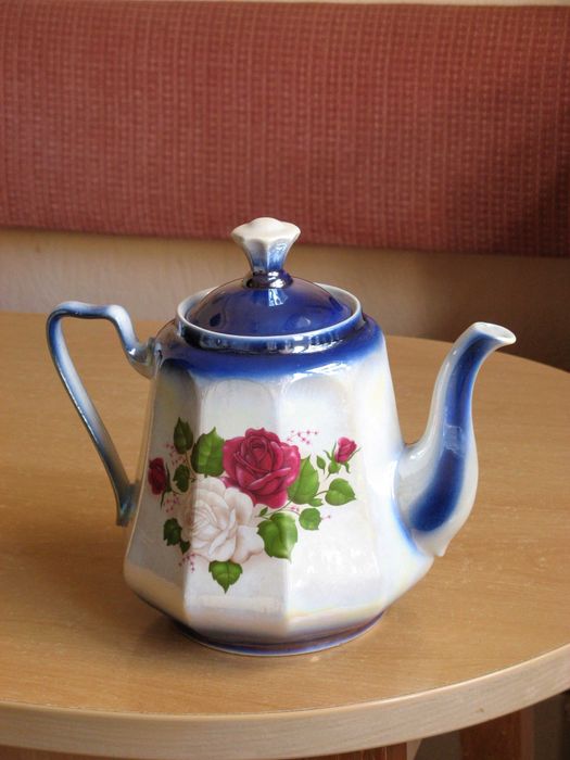 Чайник заварник большой фарфоровый 2,5 литра