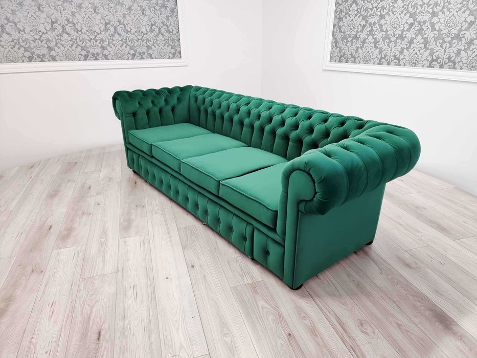 Sofa Chesterfield Classic Duo 4-osobowa z funkcją spania