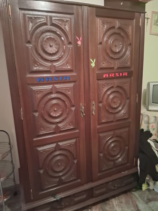 Quarto de cama solteiro vintage