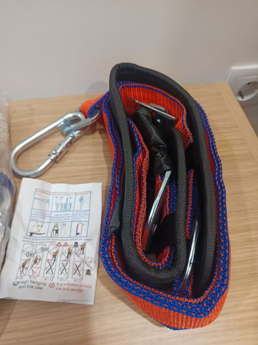 Kit de equipamento de escalada em árvore