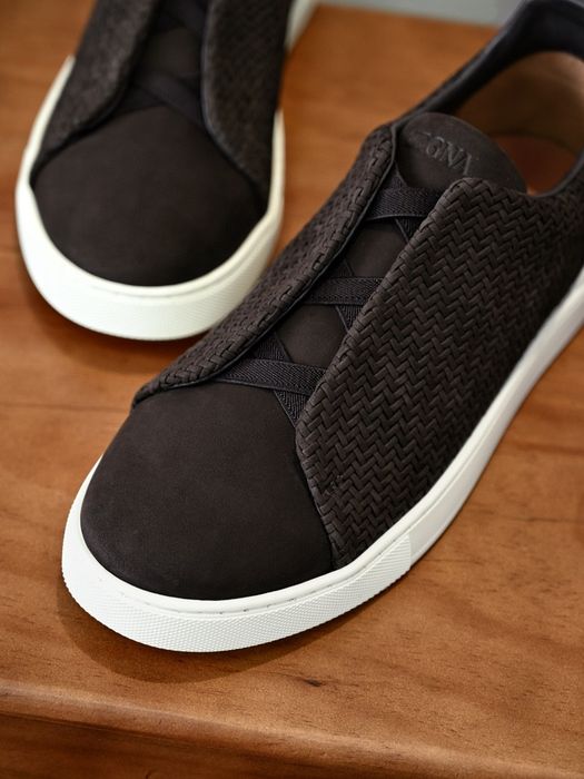 Чоловічі кеди Zegna 39-46 Натуральні матеріали | Преміум якість