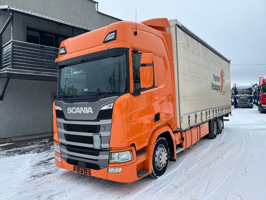 Scania R450 firanka klima postojowa retarder  Niemiecka jak nowa