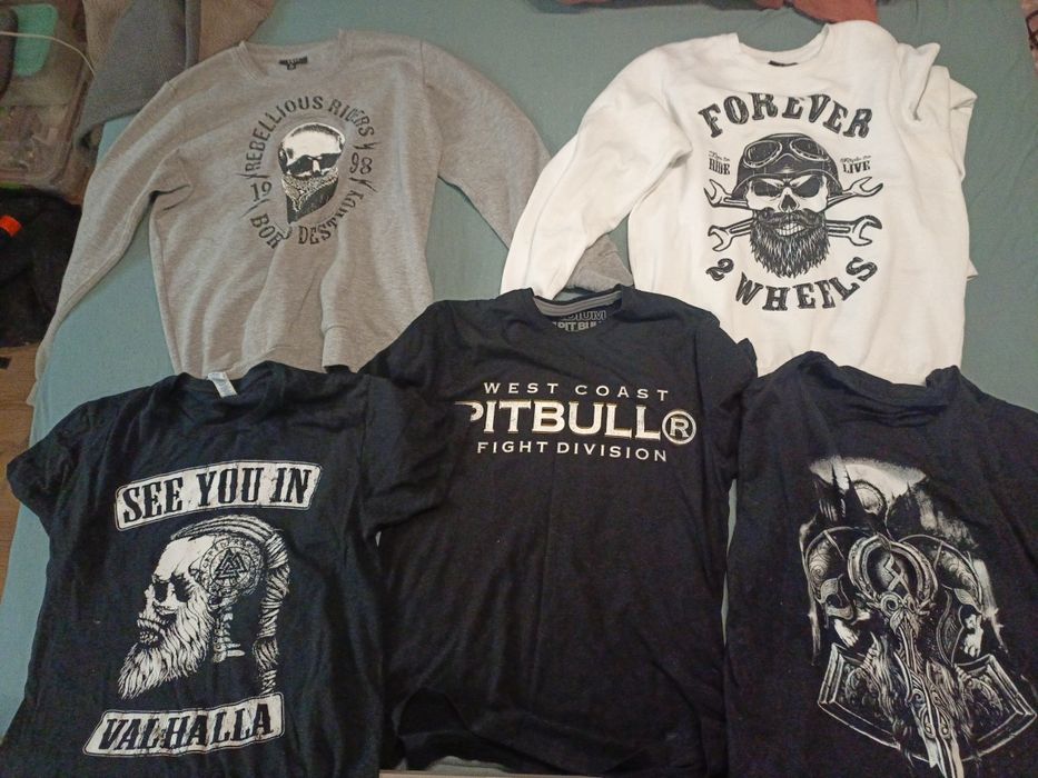 Ubrania męskie bluzy podloszulki odbiór osobisty