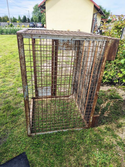 Skrzyniopaleta metalowa koszowa EURO