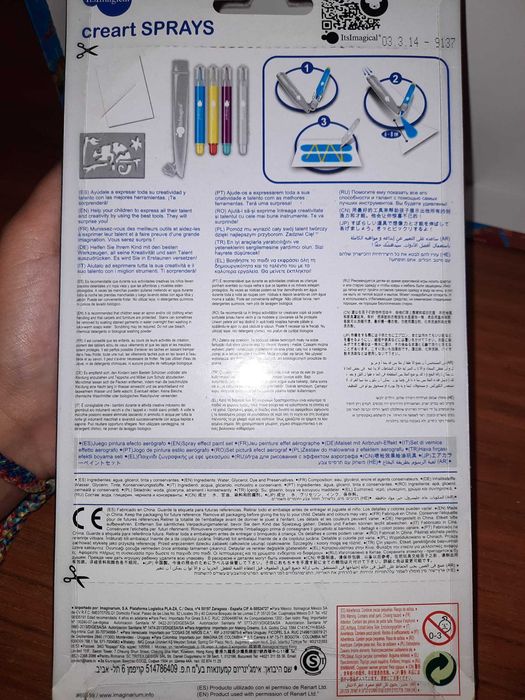 Kit de canetas-Spray (pura diversão!) : Preço: 4 euros