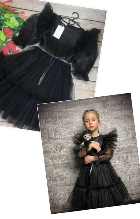 Сукня Венздей Венсдей 104,122 128 134 Уенсдей Wednesday швидко відпр