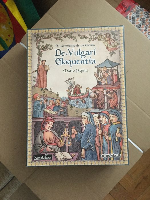 De Vulgari Eloquentia jogo tabuleiro board game