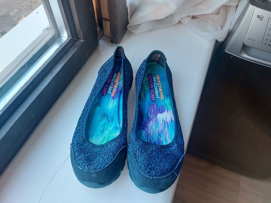 Балетки мокасини сліпони skechers