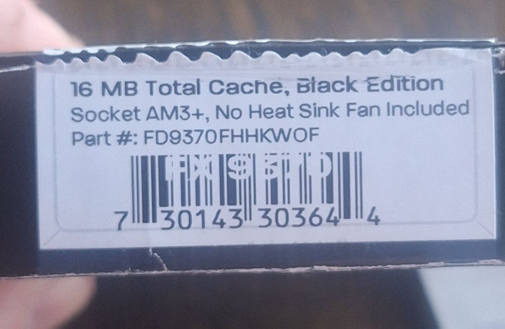 AMD FX-9370  BOX Black Edition 4.4 Ghz - 4.7 Ghz