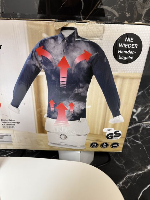 Сушарка Cleanmaxx 2 в 1 для одягу, Німеччина сушка, праска, відпарювач