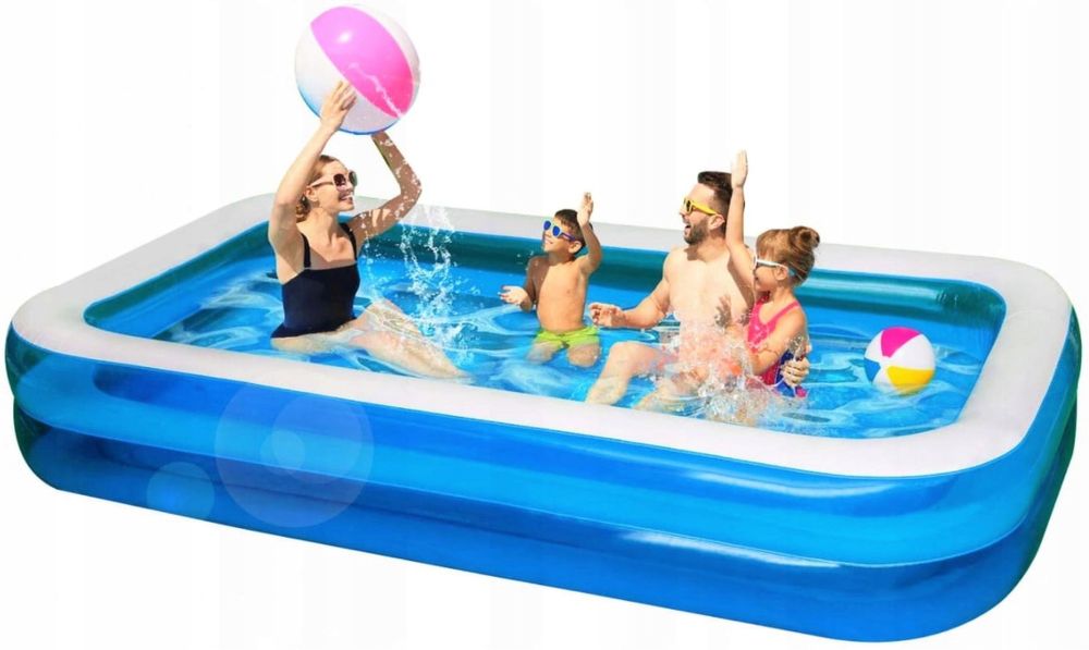 Basen dmuchany prostokątny SUPER CENA dzieci